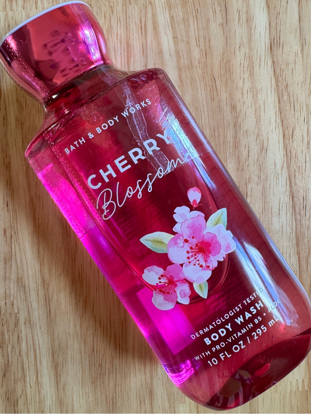Bath & Body Works Cherry Blossom Bright Pink Body Wash